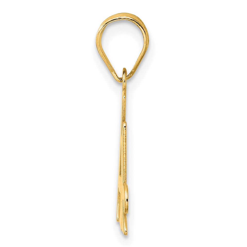 Charlie & Co Jewelry | 14k Polished Number 14 Pendant - Model APN14