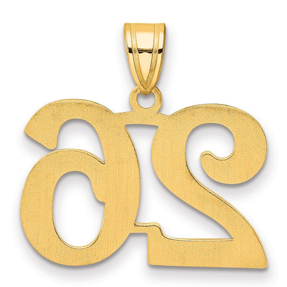 Charlie & Co Jewelry | 14k Polished Number 26 Pendant - Model APN26