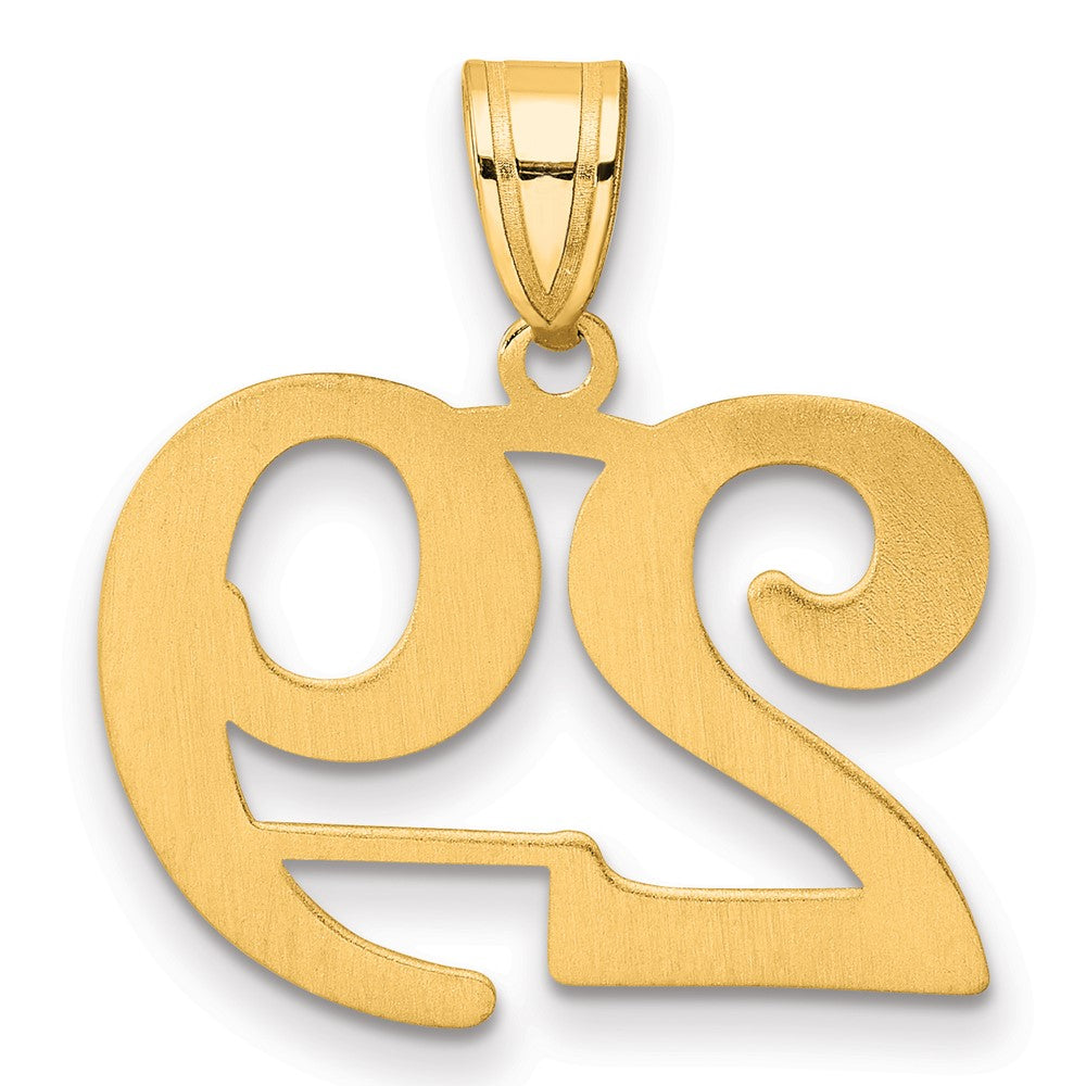 Charlie & Co Jewelry | 14k Polished Number 29 Pendant - Model APN29