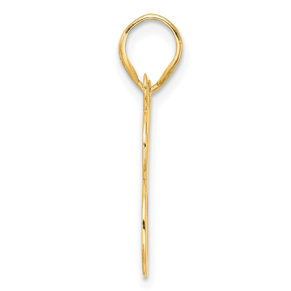 Charlie & Co Jewelry | 14k Polished Number 38 Pendant - Model APN38