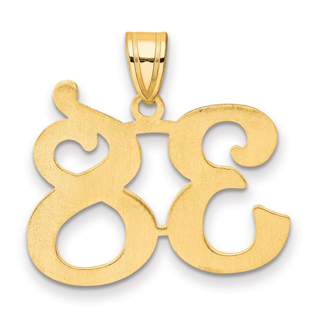 Charlie & Co Jewelry | 14k Polished Number 38 Pendant - Model APN38