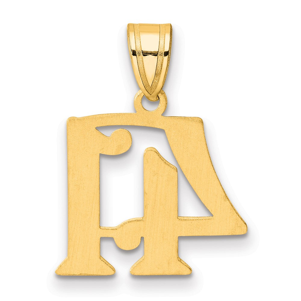 Charlie & Co Jewelry | 14k Polished Number 41 Pendant - Model APN41