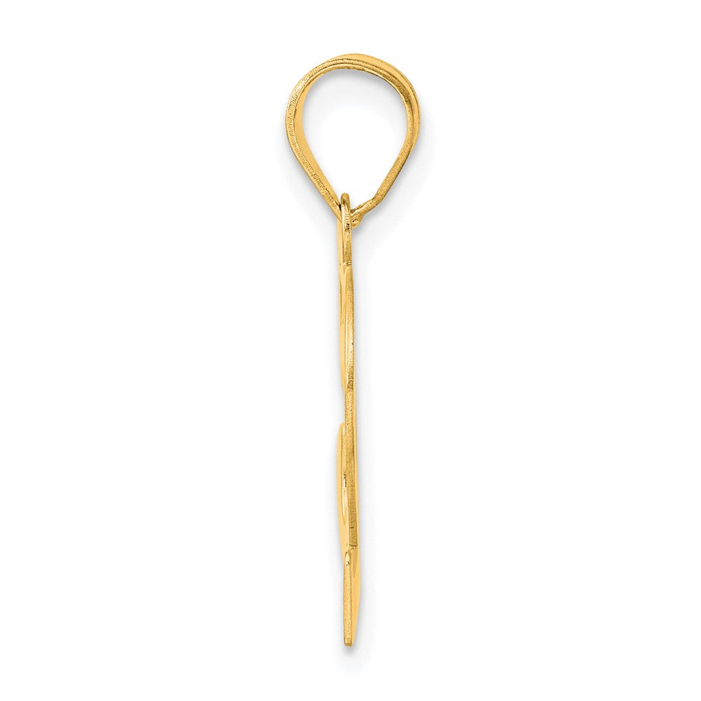 Charlie & Co Jewelry | 14k Polished Number 52 Pendant - Model APN52