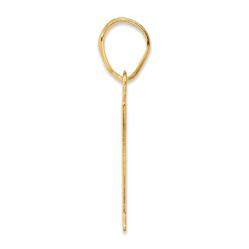 Charlie & Co Jewelry | 14k Polished Number 71 Pendant - Model APN71