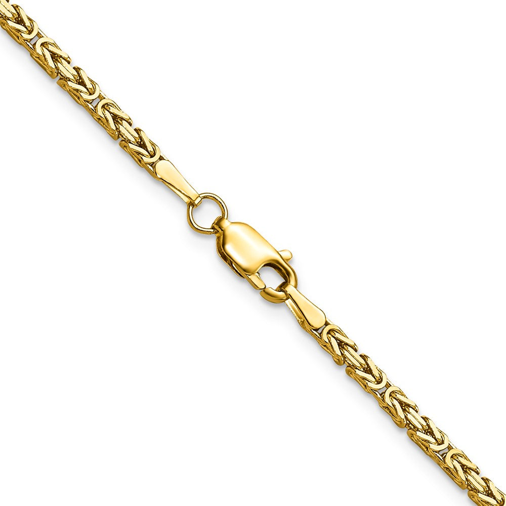 Charlie & Co Jewelry | 14k 2mm Byzantine Chain - Model BIZ050