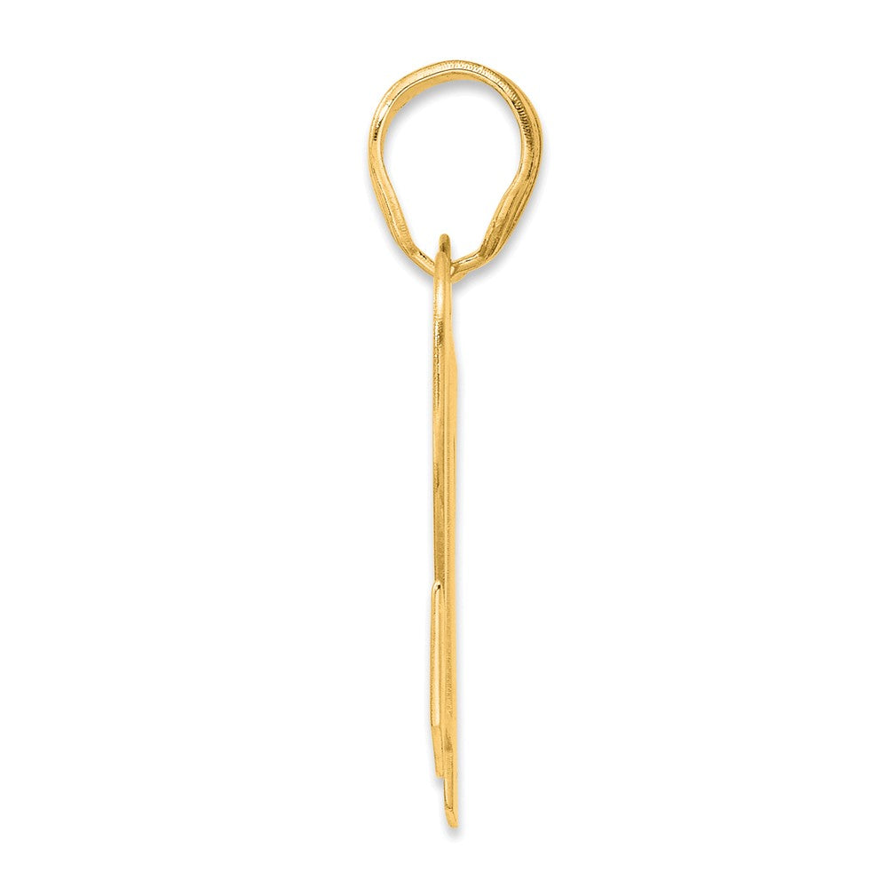 Charlie & Co Jewelry | 14k Polished Block Number 72 Pendant - Model BN72