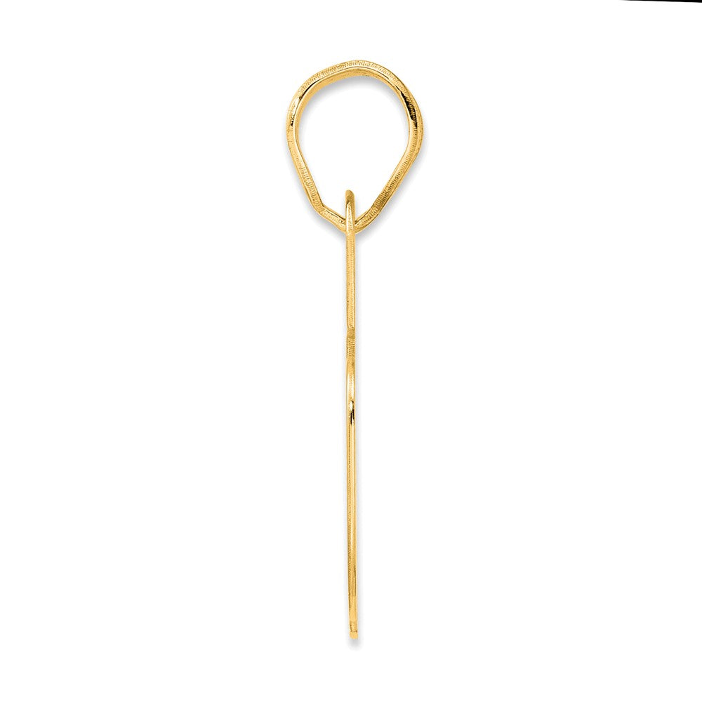Charlie & Co Jewelry | 14k Polished Block Number 75 Pendant - Model BN75