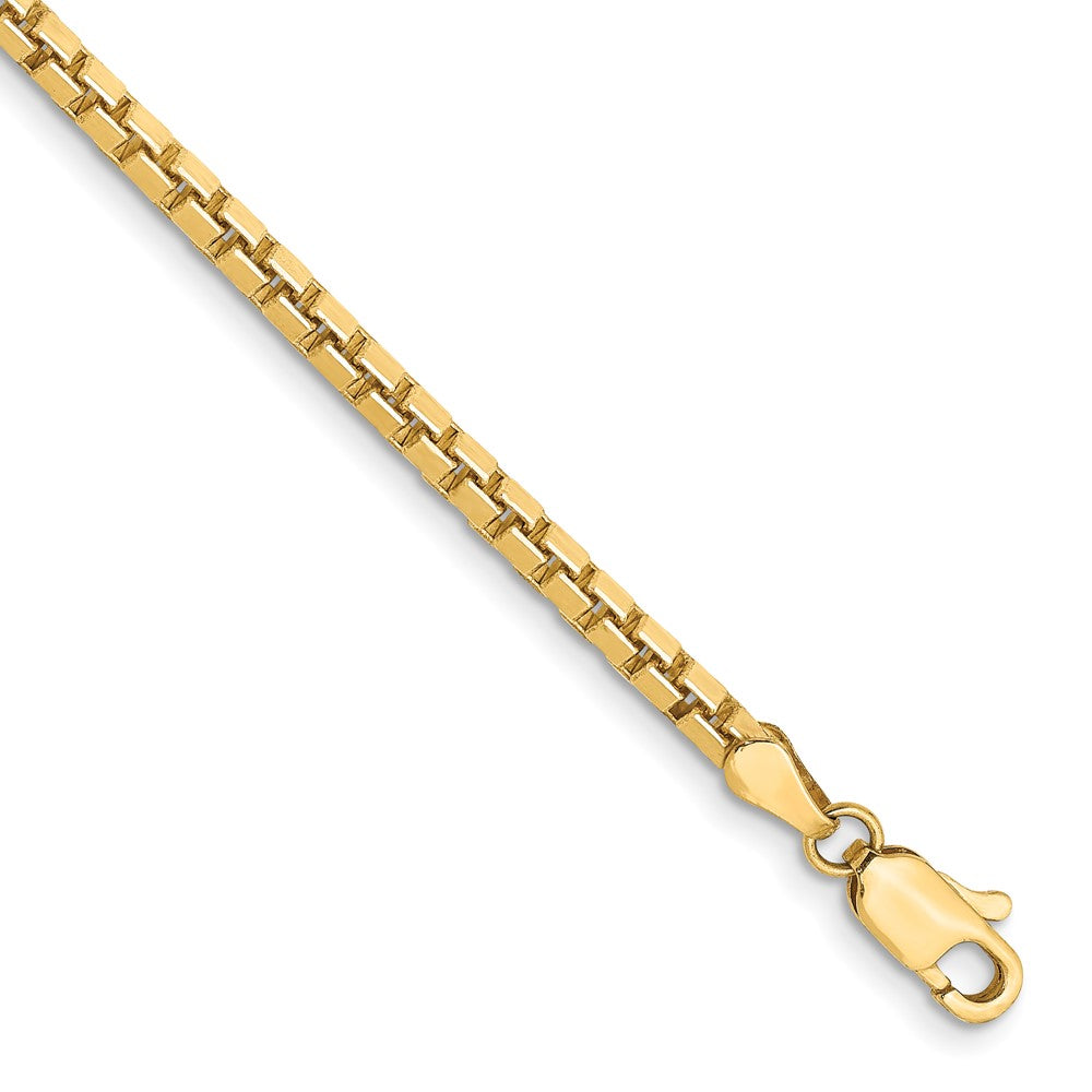 Charlie & Co Jewelry | 14k 2.5mm Box Chain - Model BOX250