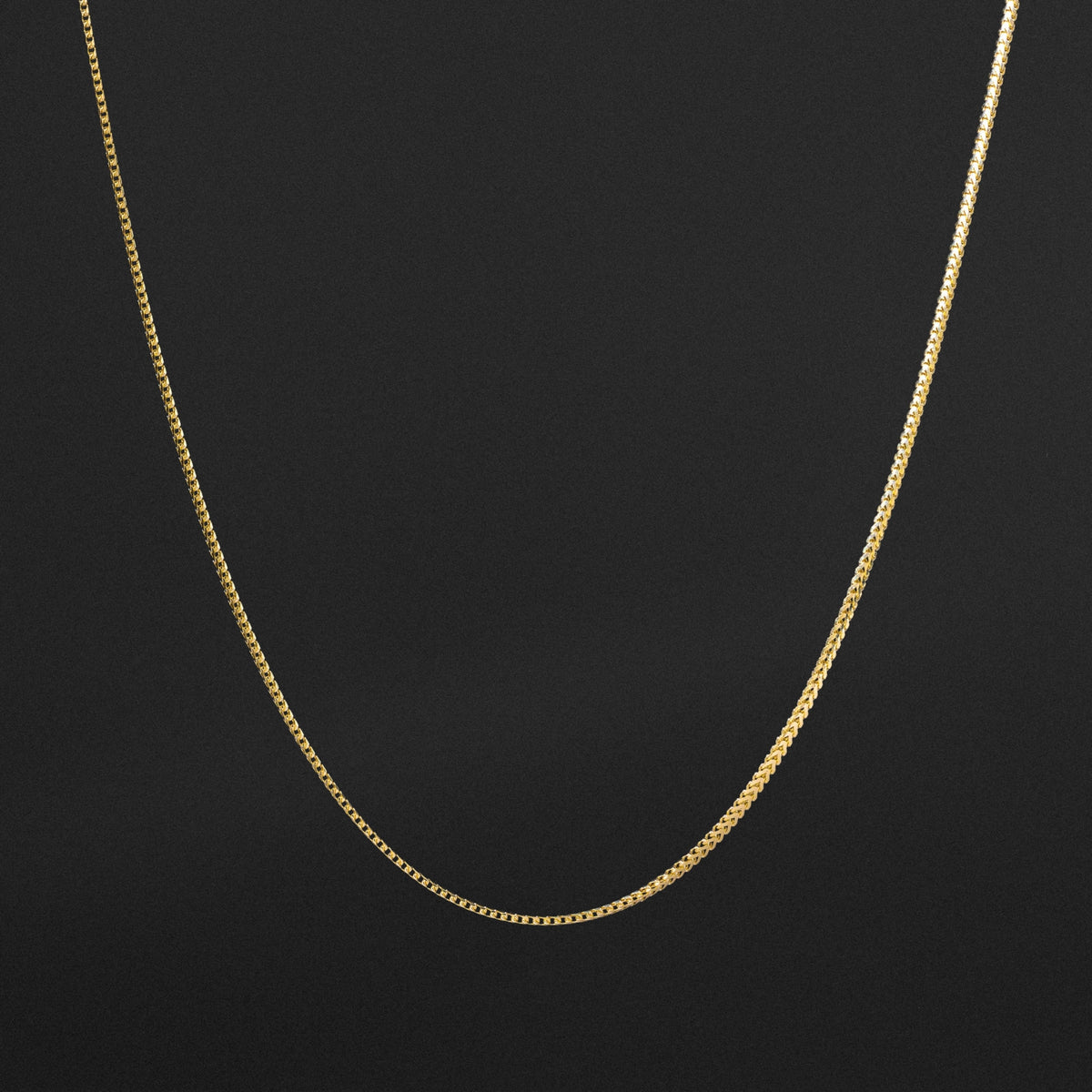 14k Gold 1.2mm Solid Flat Franco Chain - Model CH-0624