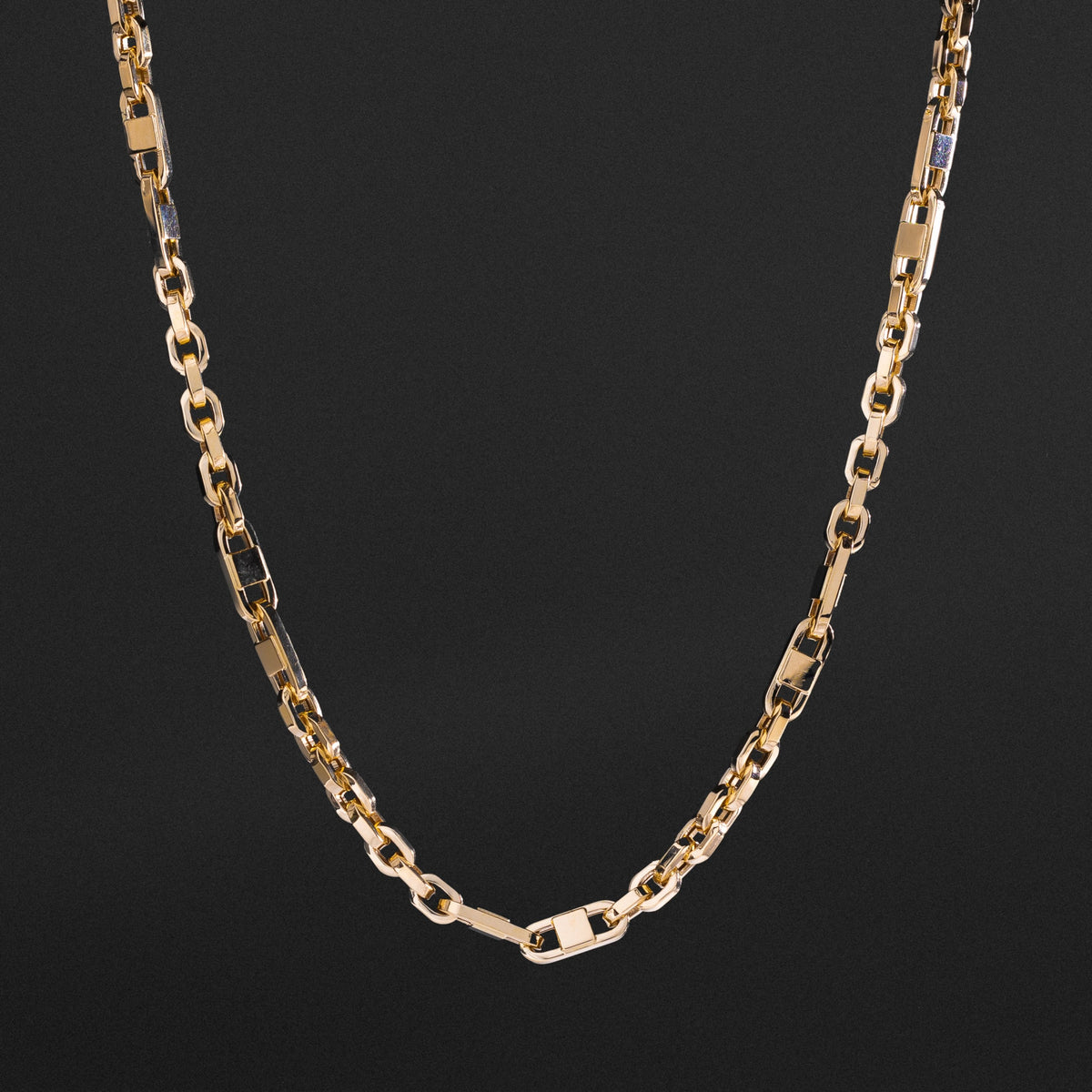 14k Gold 5.4mm Hollow Link Fancy Chain - Model CH-0649
