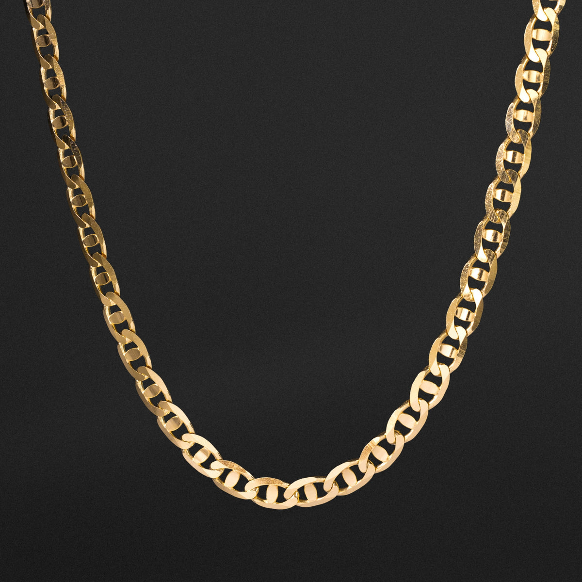 14k Gold 4.2mm Light Mariner Chain - Model CH-0634