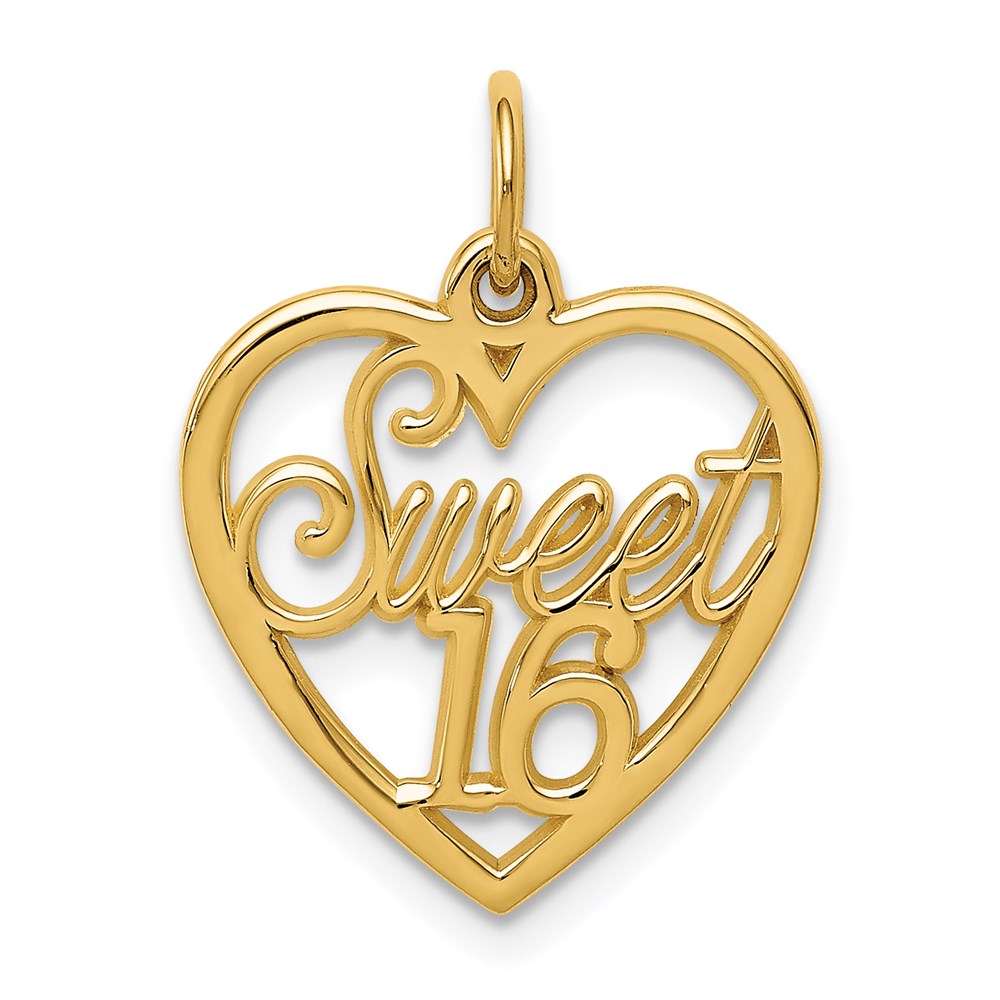 Charlie & Co Jewelry | 14k Sweet 16 Charm - Model C1001