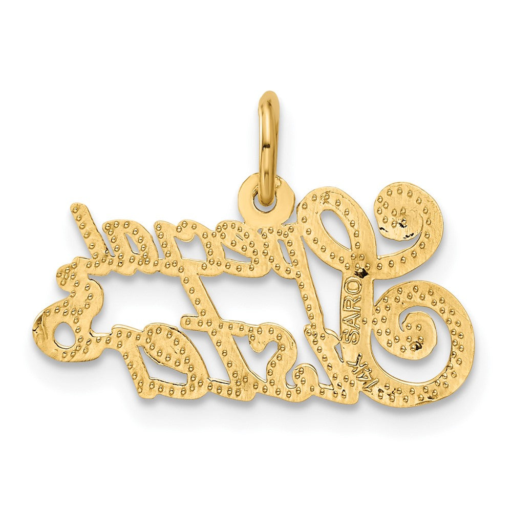 Charlie & Co Jewelry | 14k Special Sister Charm - Model C1069