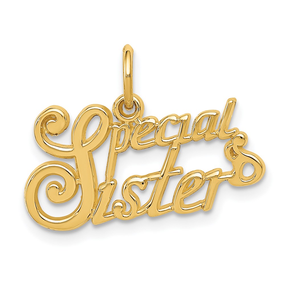 Charlie & Co Jewelry | 14k Special Sister Charm - Model C1069