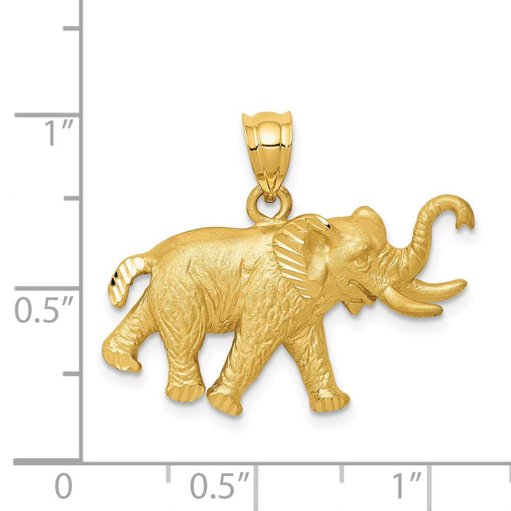 Charlie & Co Jewelry | 14k Elephant Pendant - Model C110