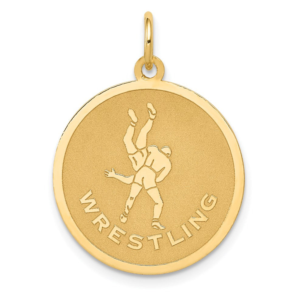 Charlie & Co Jewelry | 14k Wrestling Disc Charm - Model C1240
