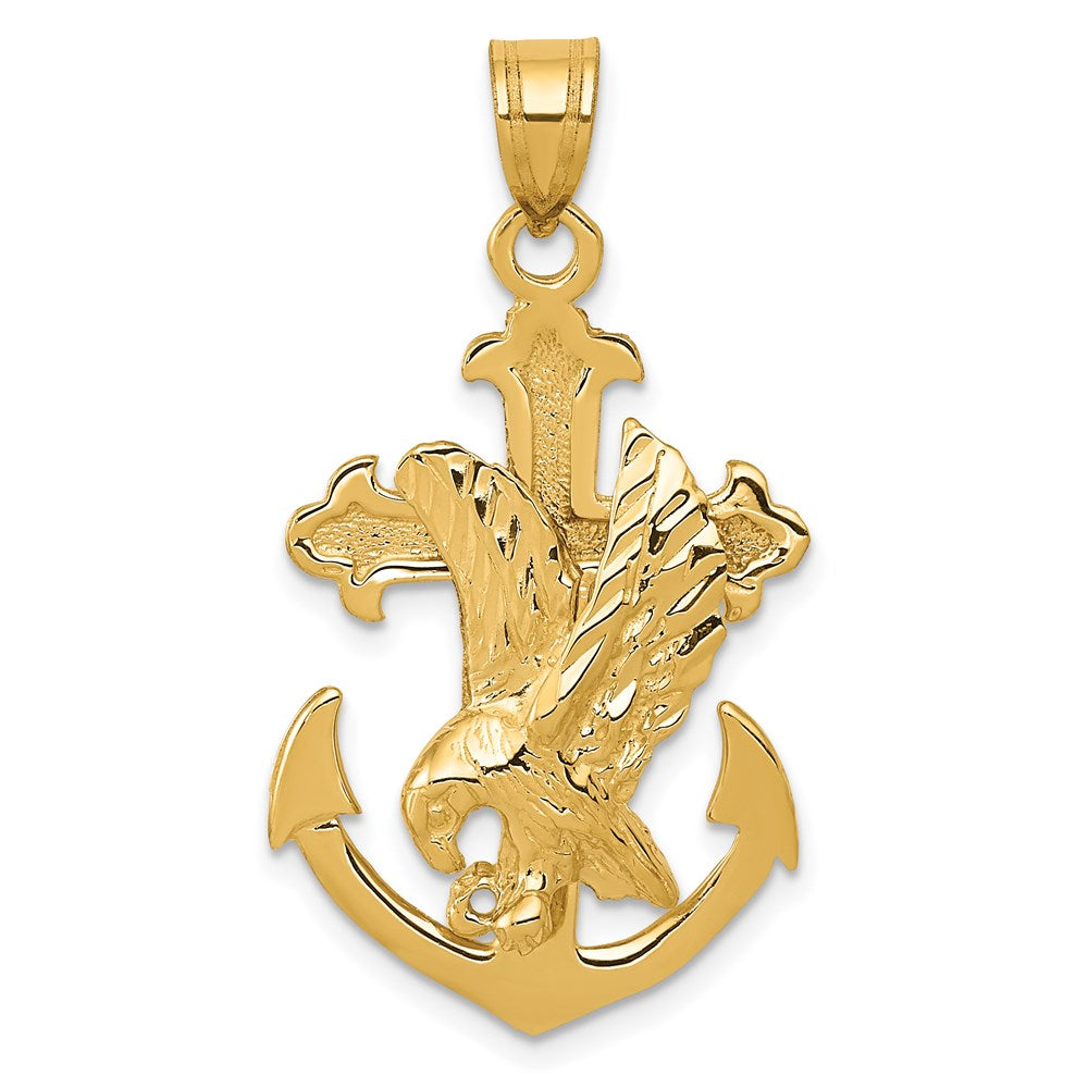 Charlie & Co Jewelry | 14k Mariners Cross W/eagle Pendant - Model C1408