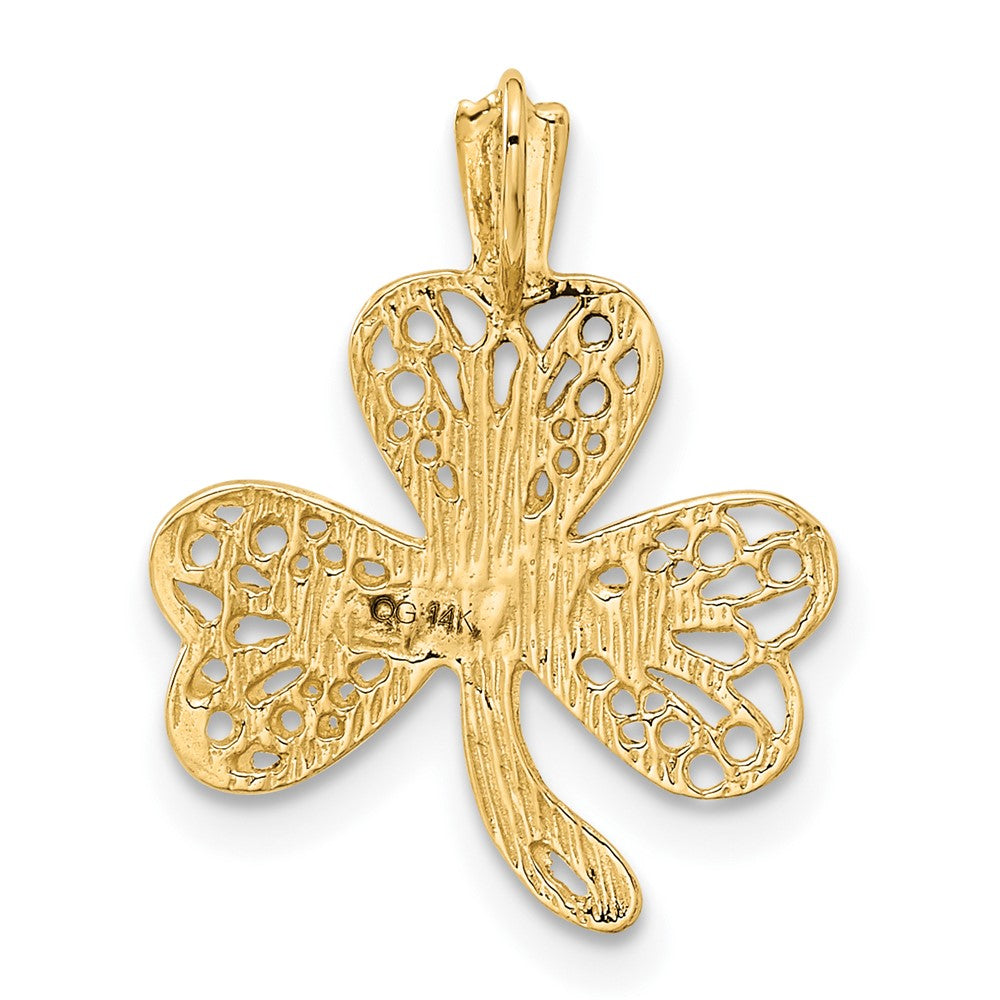 Charlie & Co Jewelry | 14k Filigree Shamrock Charm - Model C1441