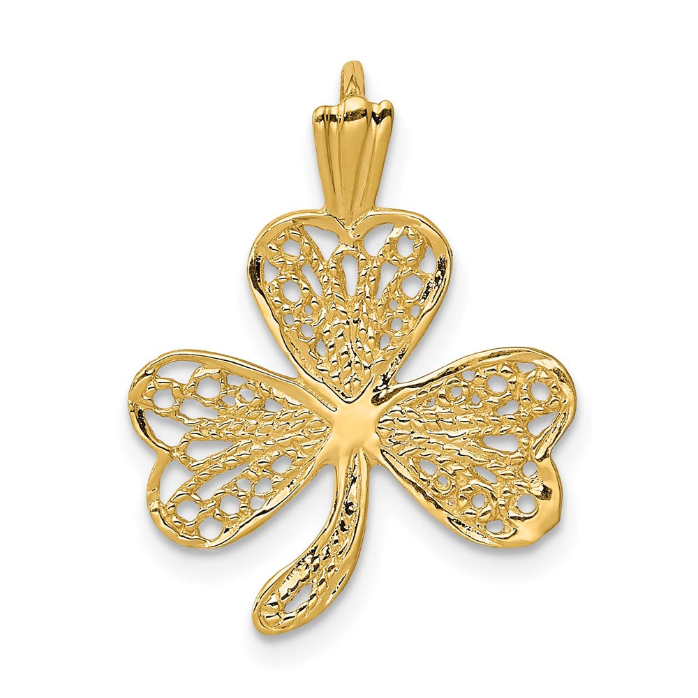 Charlie & Co Jewelry | 14k Filigree Shamrock Charm - Model C1441