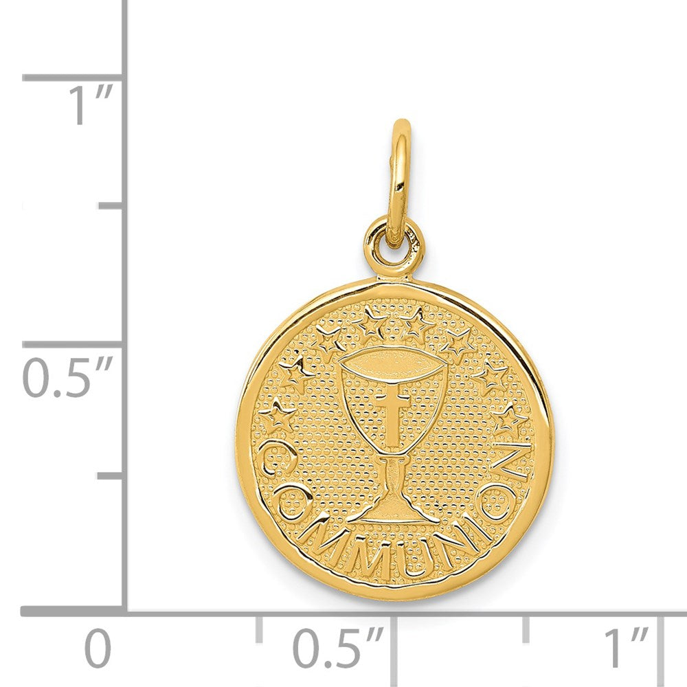 Charlie & Co Jewelry | 14k Satin And Polished Communion Charm - Model C1448