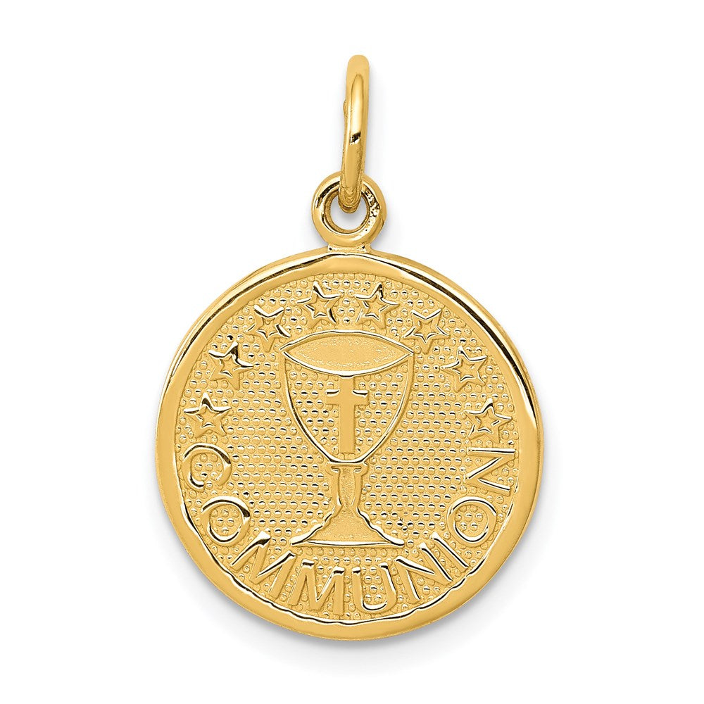 Charlie & Co Jewelry | 14k Satin And Polished Communion Charm - Model C1448