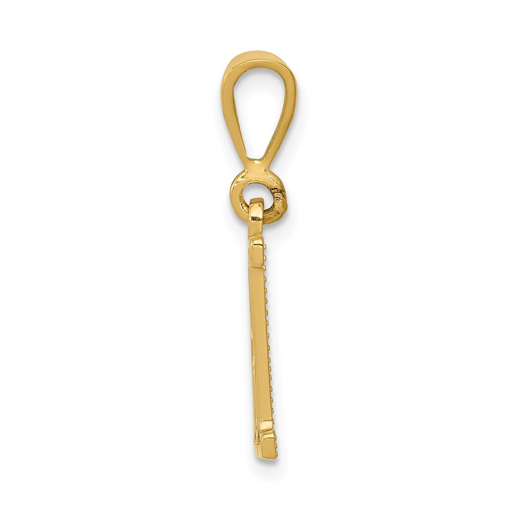 Charlie & Co Jewelry | 14k Textured Initial H Charm - Model C1449-H