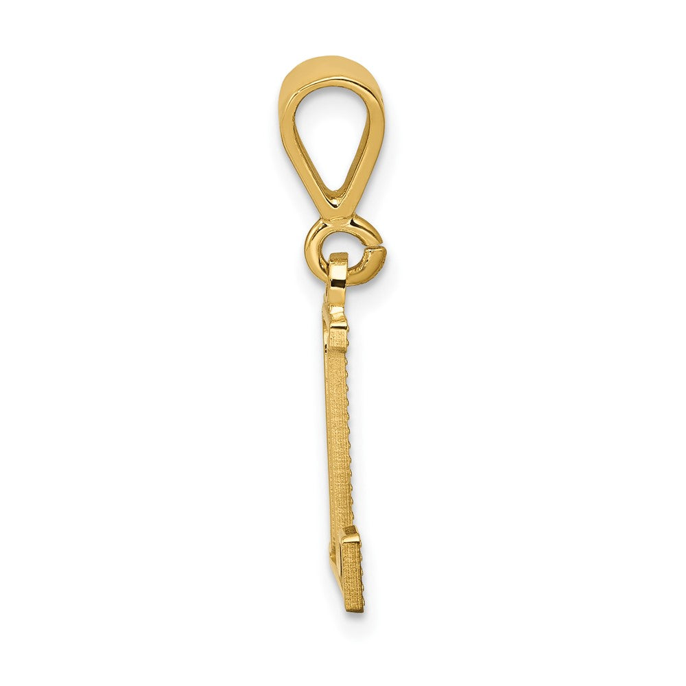 Charlie & Co Jewelry | 14k Textured Initial L Charm - Model C1449-L