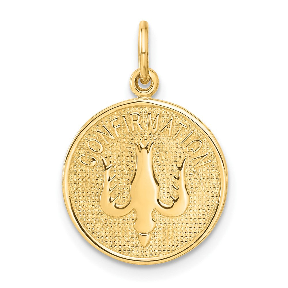 Charlie & Co Jewelry | 14k Confirmation W/dove Medal Charm - Model C1450