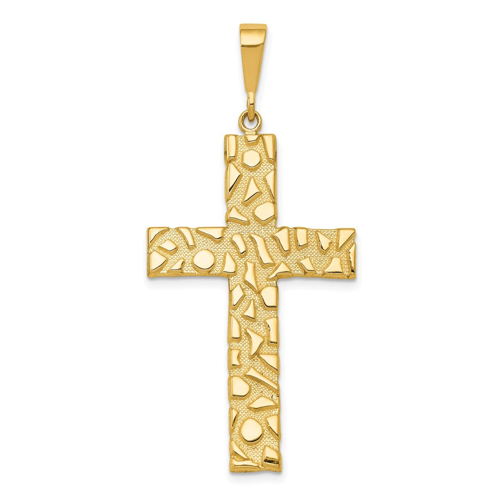 Charlie & Co Jewelry | 14k Nugget Style Cross Pendant - Model C1464