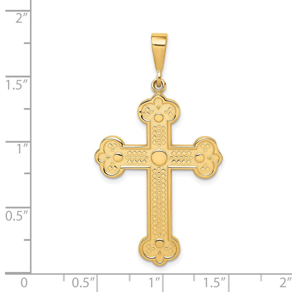 Charlie & Co Jewelry | 14k Budded Cross Pendant - Model C1474
