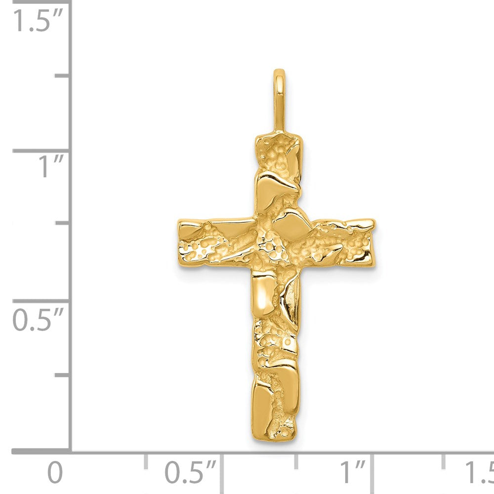 Charlie & Co Jewelry | 14k Nugget Cross Pendant - Model C1480