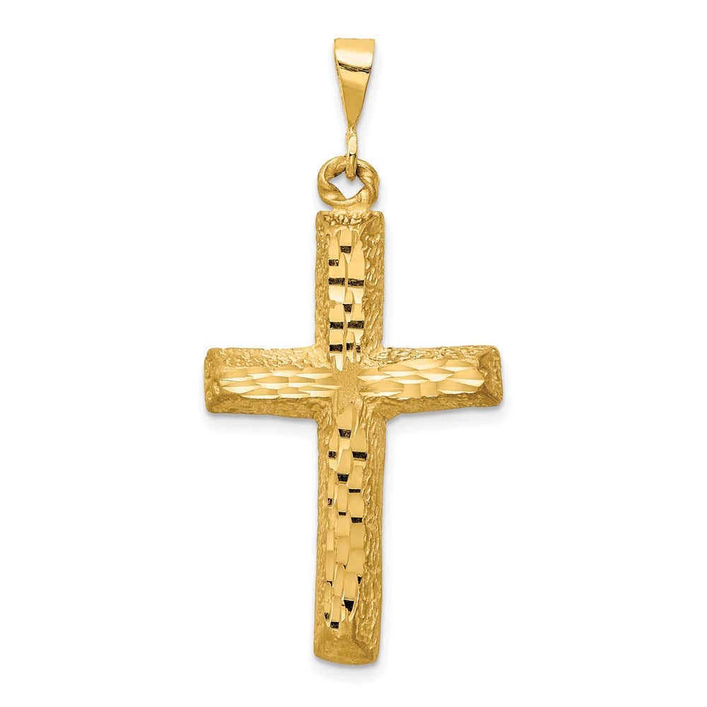 Charlie & Co Jewelry | 14k Diamond-cut Cross Charm - Model C1491