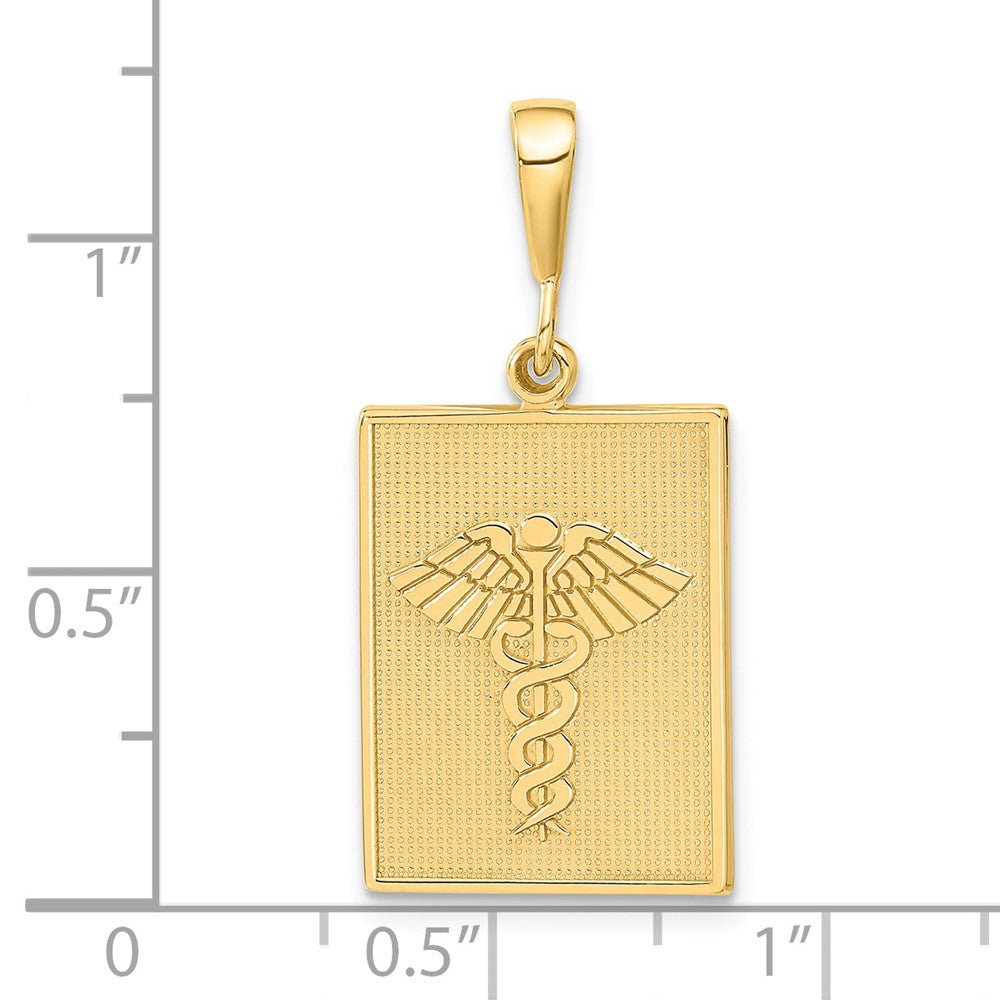 Charlie & Co Jewelry | 14k Caduceus Pendant - Model C1612