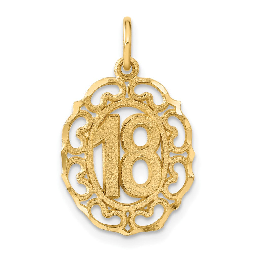 Charlie & Co Jewelry | 14k #18 Oval Pendant - Model C1667