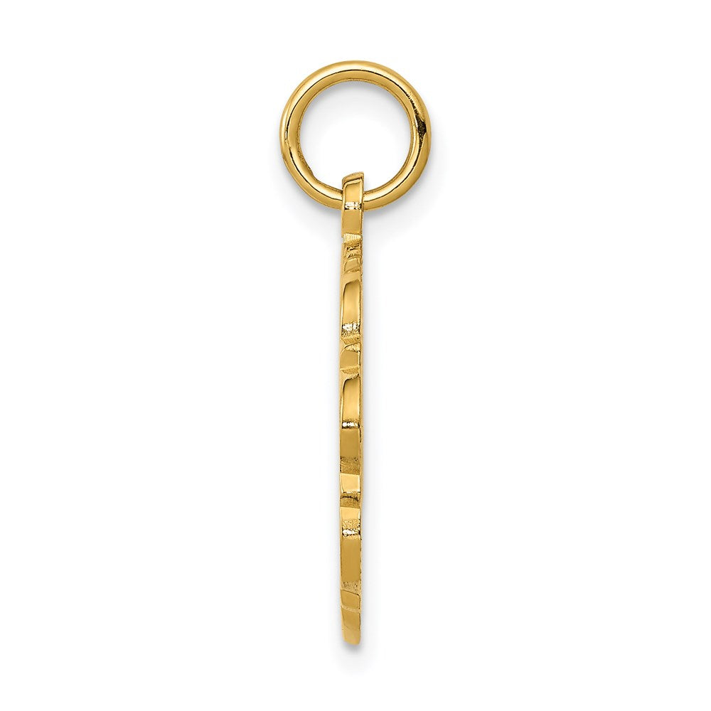 Charlie & Co Jewelry | 14k Bride And Groom Textured Back Charm - Model C1674