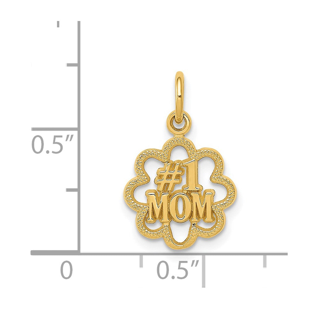 Charlie & Co Jewelry | 14k #1 Mom Charm - Model C1683