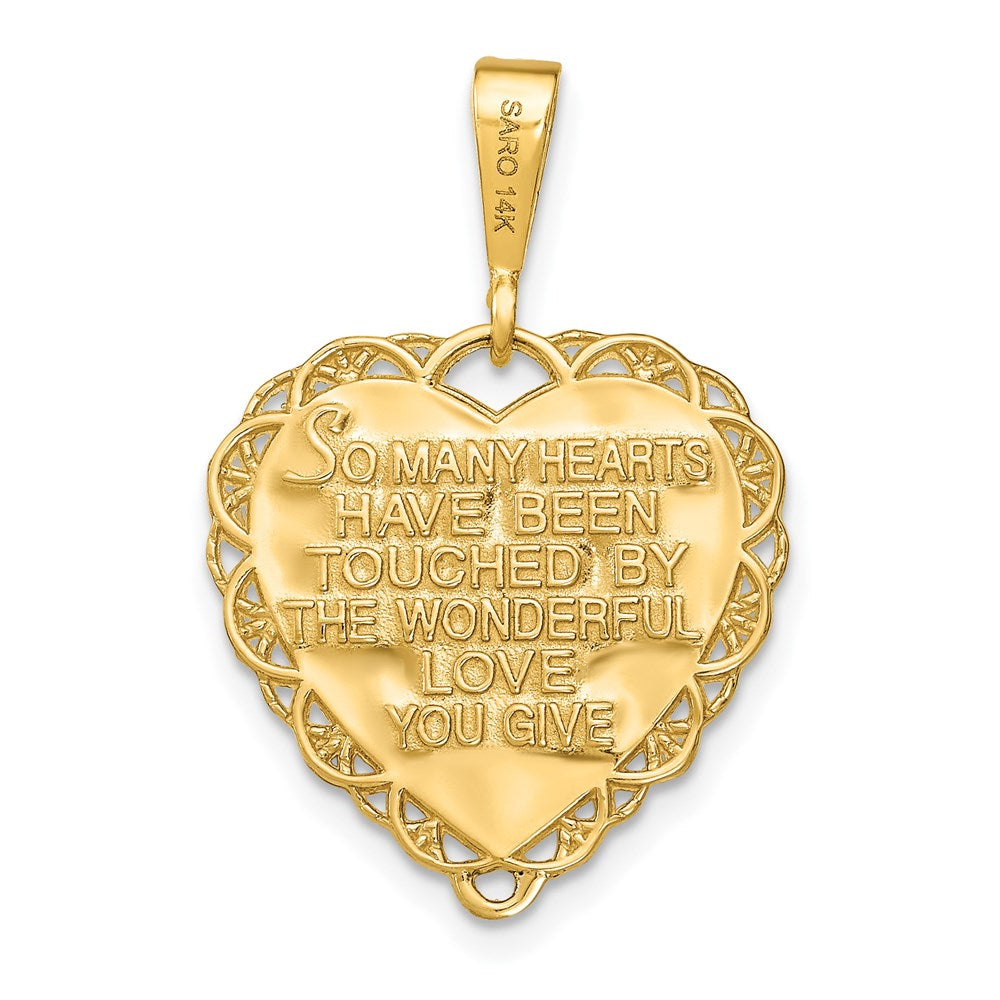Charlie & Co Jewelry | 14k Reversible For A Special Grandma Pendant - Model C1707