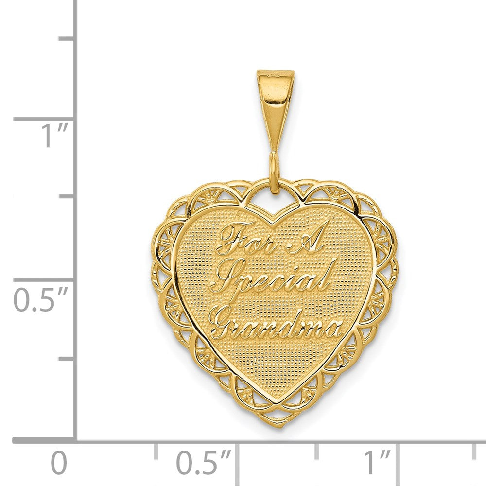 Charlie & Co Jewelry | 14k Reversible For A Special Grandma Pendant - Model C1707