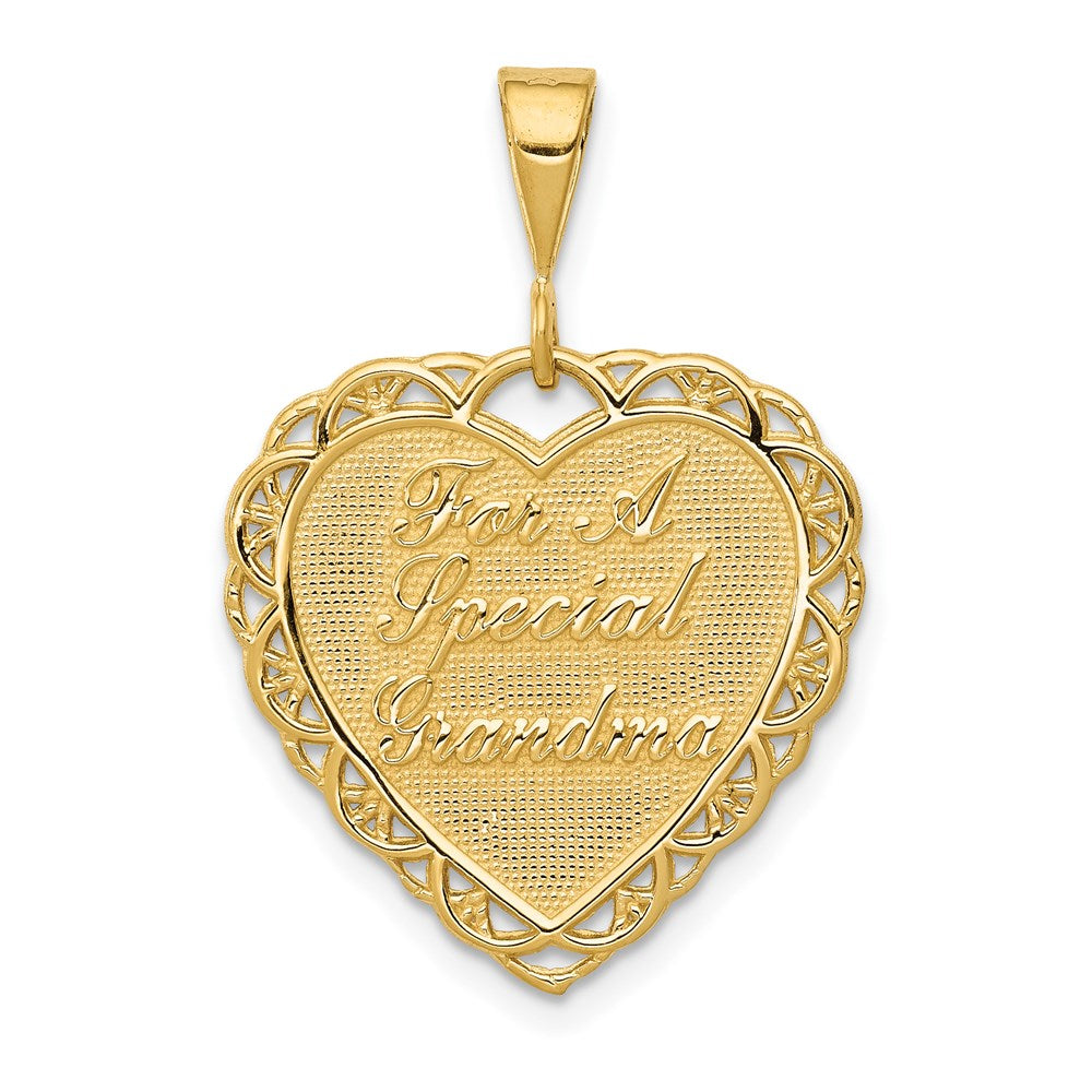 Charlie & Co Jewelry | 14k Reversible For A Special Grandma Pendant - Model C1707