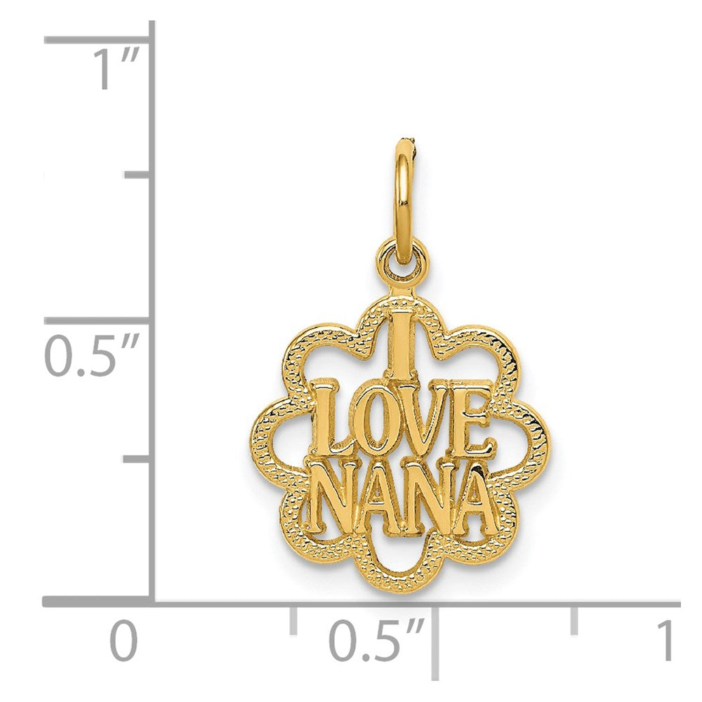 Charlie & Co Jewelry | 14k I Love Nana Charm - Model C1710