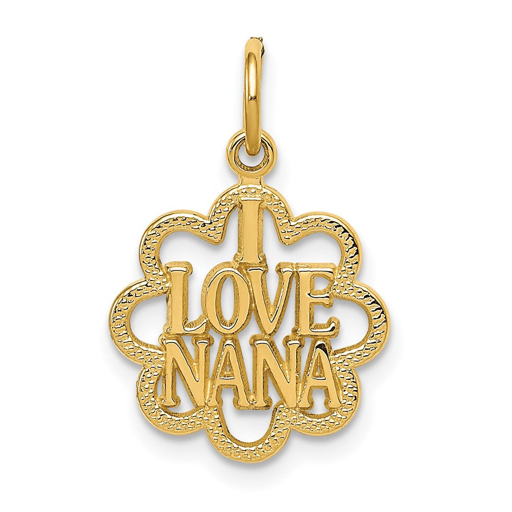 Charlie & Co Jewelry | 14k I Love Nana Charm - Model C1710