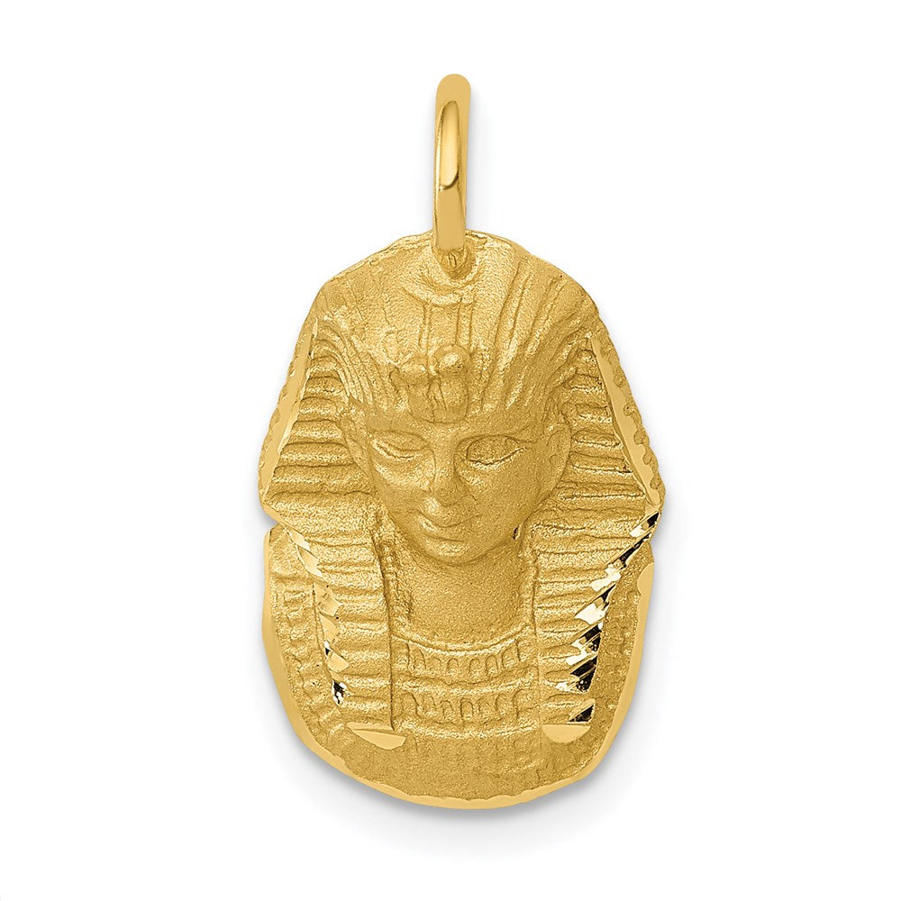 Charlie & Co Jewelry | 14k Satin D/c King Tut Charm - Model C1736