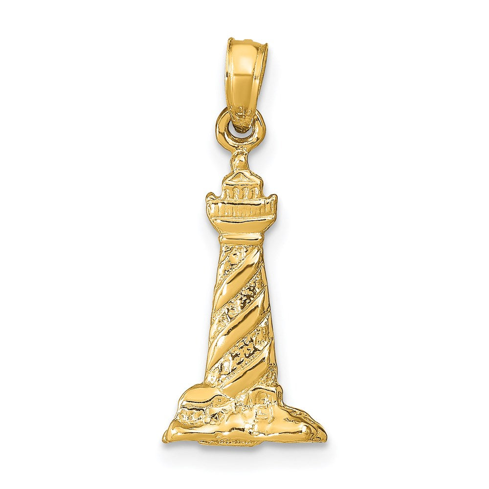 Charlie & Co Jewelry | 14k 3d St. Augustine Lighthouse Pendant - Model C2451