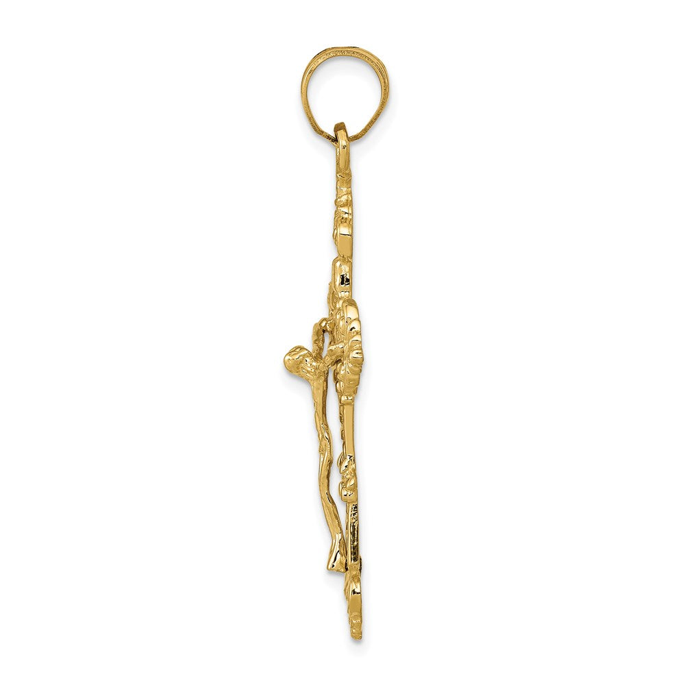 Charlie & Co Jewelry | 14k Inri Fleur De Lis Crucifix Pendant - Model C248
