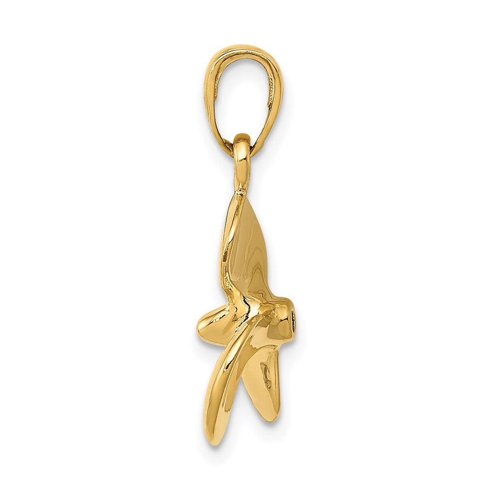 Charlie & Co Jewelry | 14k Polished 3-d Propeller Pendant - Model C2480