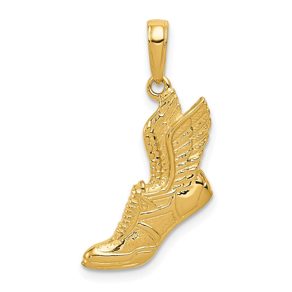 Charlie & Co Jewelry | 14k Polished Running Shoe Pendant - Model C2660