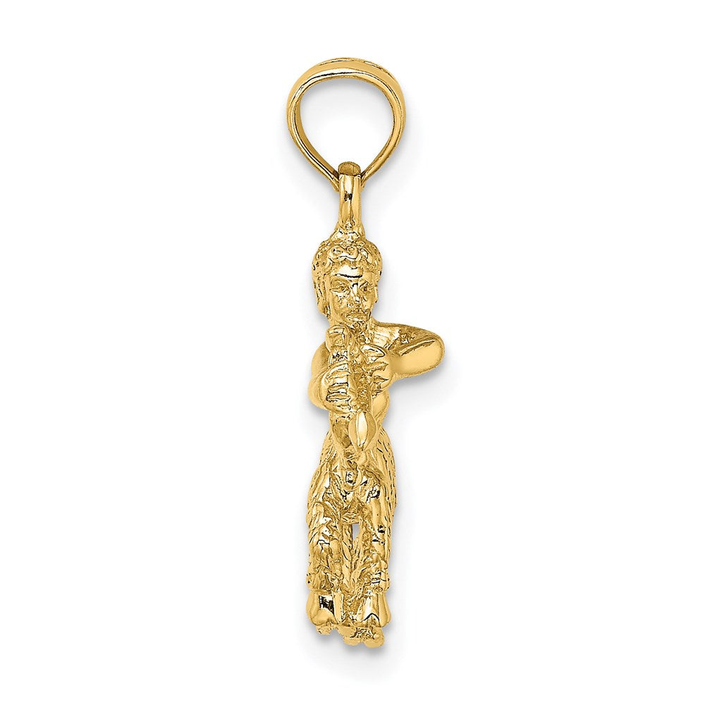 Gold 3-D Sagittarius Small Zodiac Charm Model-C3151 - Charlie & Co. Jewelry