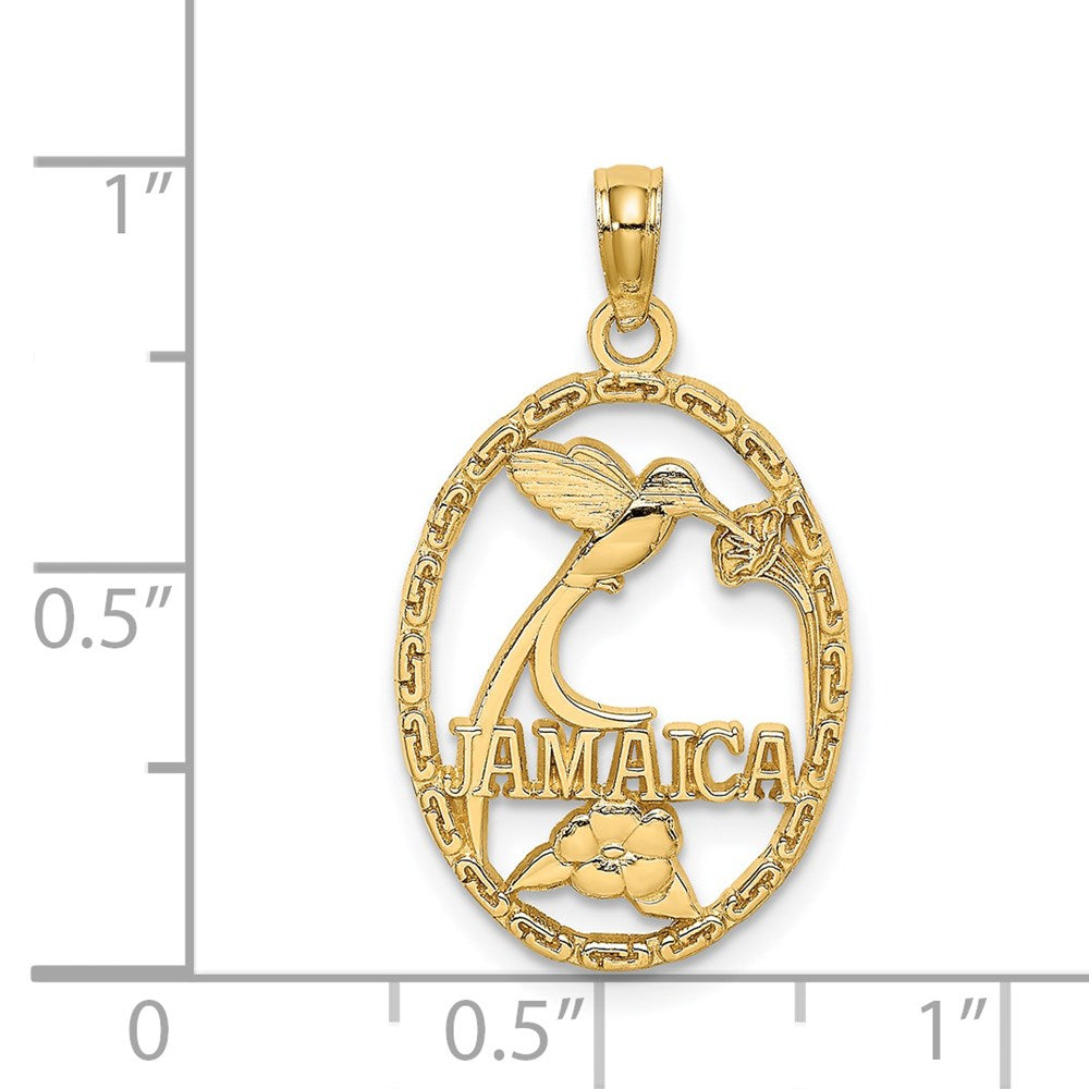 Charlie & Co Jewelry | 14k Jamaica W/bird And Flowers Charm - Model C3255