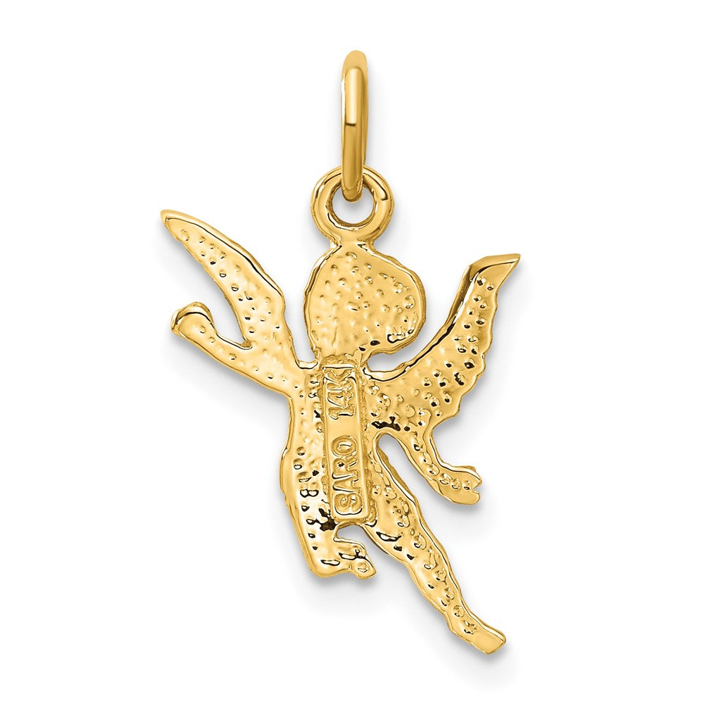 Charlie & Co Jewelry | 14k Diamond-cut Angel Charm - Model C344