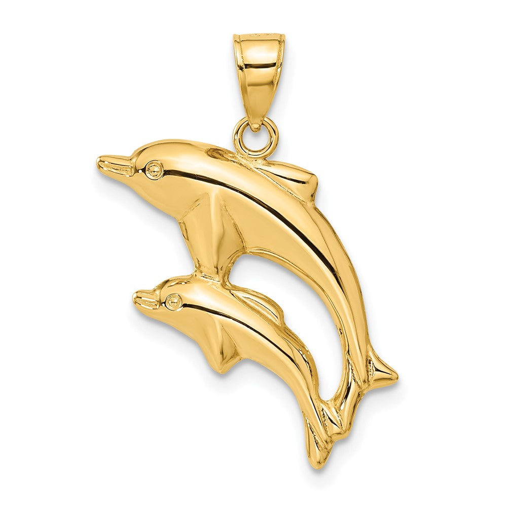 Charlie & Co Jewelry | 14k Dolphin Pair Pendant - Model C3442